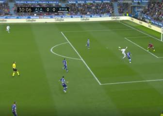 Benzema al nivel de Guti en esta asistencia: Ve lo imposible