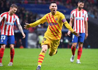 Atlético de Madrid - Barcelona en imágenes