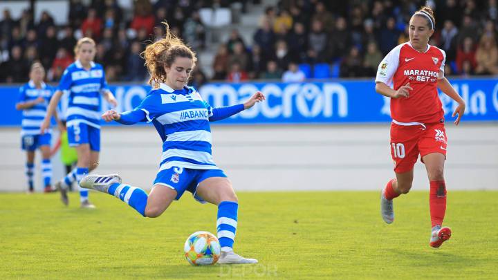 Teresa Abelleira, jugadora del Deportivo.