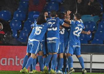 El Getafe golea sin inmutarse: cuatro goles a balón parado