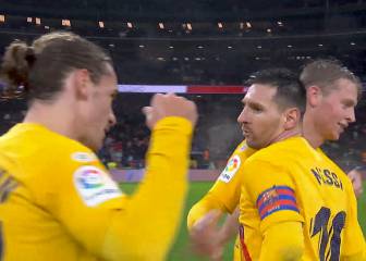 El gesto de buen compañero y capitán de Lio con Griezmann