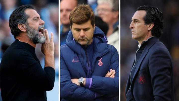 Quique Sánchez Flores, Mauricio Pochettino, Unai Emery.