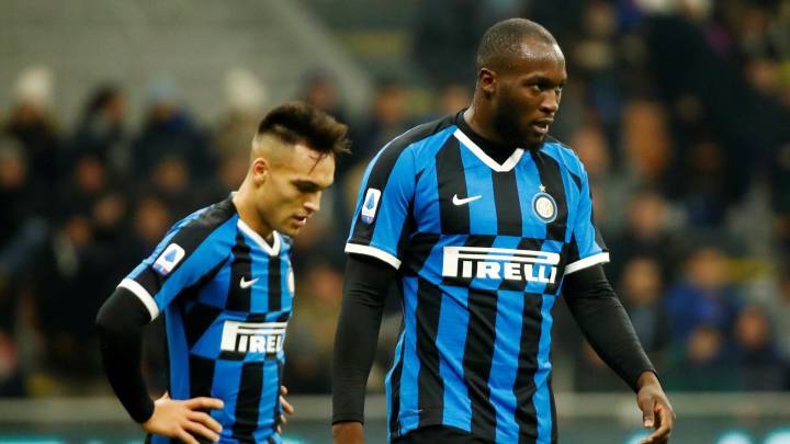 Lautaro Martínez y Romelu Lukaku.