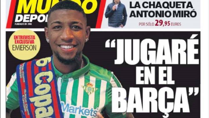 Portada del diario Mundo Deportivo del día 6 de diciembre de 2019.