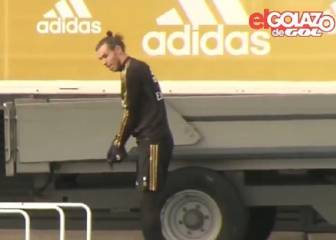 O está obsesionado o sigue con la mofa: el gesto de Bale en su entrenamiento en solitario