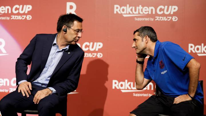 Bartomeu: "Tres años podrían ser suficientes para Valverde"
