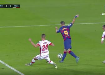 Luis Suárez se inventa un taconazo y marca este golazo