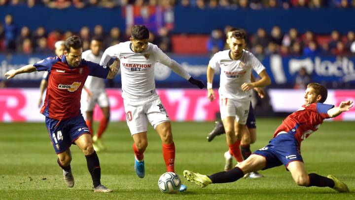 1x1 del Sevilla: Banega coge la batuta de una orquesta sin solista