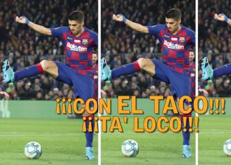 Narradores en delirio total con el golazo de taco de Suárez