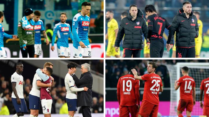 ¿Qué les une a Atleti, Bayern, Tottenham y Nápoles? Su situación en la tabla