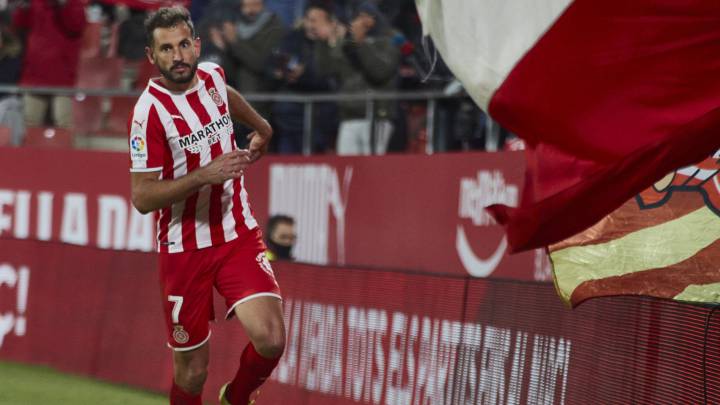 CHRISTIAN STUANI en el GIRONA - TENERIFE