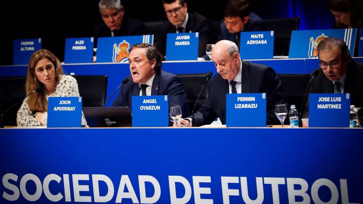 Apoyo masivo de los socios a la gestión de Aperribay