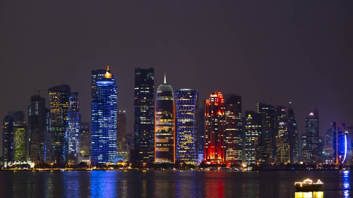 La panorámica del espectacular Corniche de Doha, donde se juega desde hoy el Mundial de Clubes de la FIFA