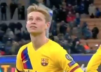La tristeza de De Jong al saber la eliminación del Ajax