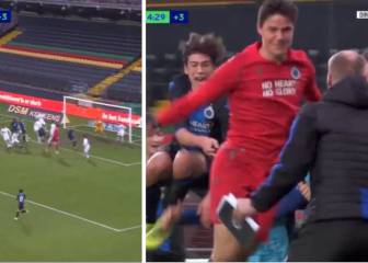 Brugge keeper sends them through with last gasp goal