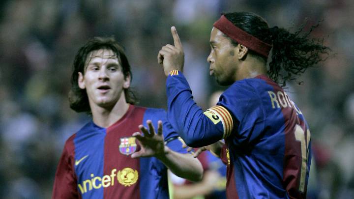 Ronaldinho y Messi, en el once histórico del Barcelona en el Clásico