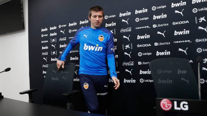 Albert Celades, entrenador del Valencia.