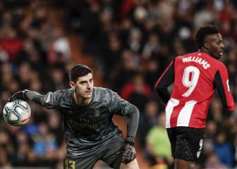 Courtois bemoans referee decisions after goalless Athletic draw