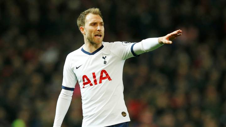 El centrocampista danés del Tottenham, Christian Eriksen, durante un partido.