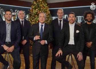 El Real Madrid en su conjunto felicita la Navidad a sus aficionados