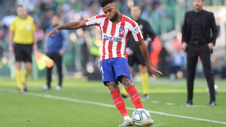 Lemar, durante el Betis-Atlético.