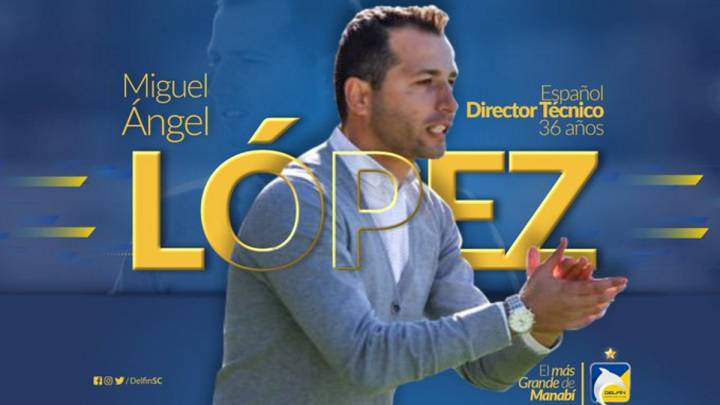Angel López, nuevo técnico del Delfín ecuatoriano