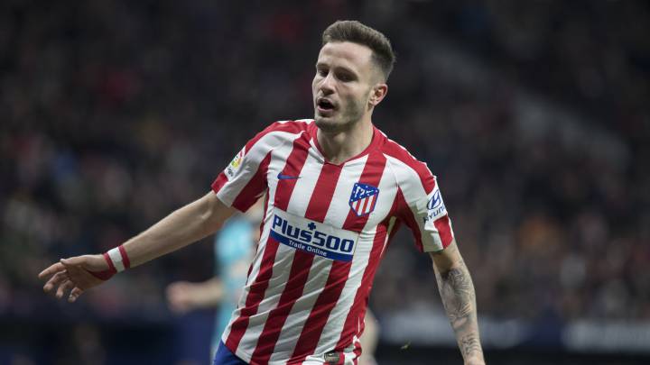 Saúl, contra Osasuna.