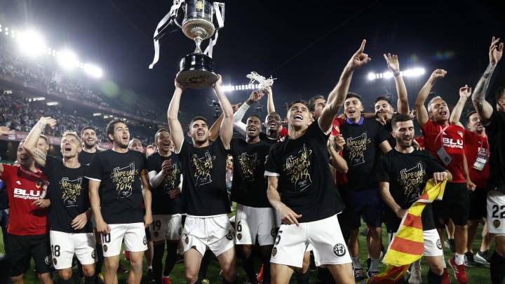 El Valencia se proclamó campeón de Copa el 25 de mayo en Sevilla.