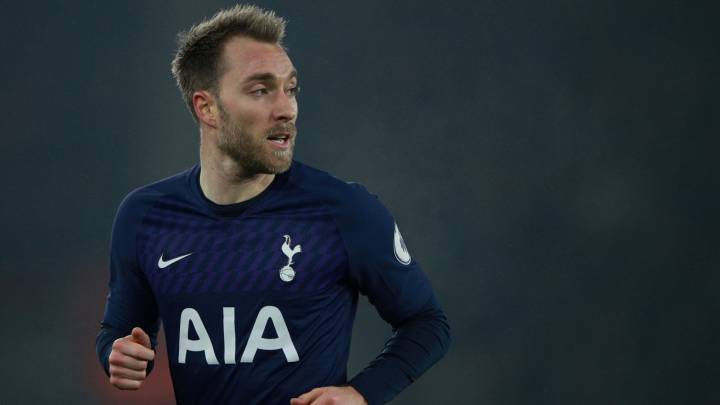 El centrocampista danés del Tottenahm, Christian Eriksen, durante un partido.