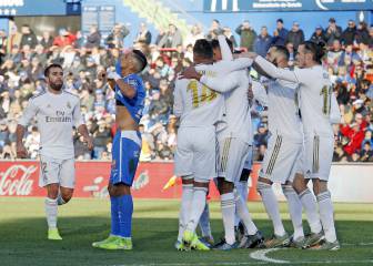 Así fueron los goles del Real Madrid en Getafe
