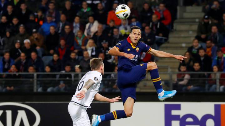 Kalinic, durante un partido de la Europa League.