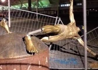 Ibrahimovic's statue vandalised again