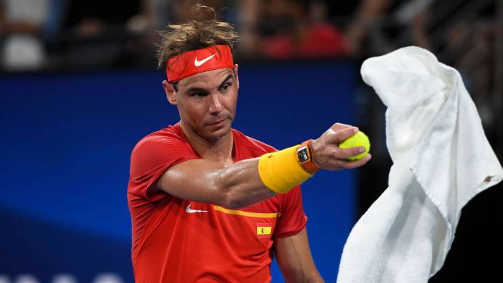 Rafa Nadal, con España.