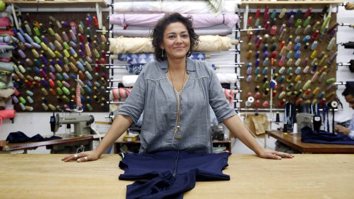 Eman Joharjy, diseñadora de ropa deportiva para la mujer árabe, en un reportaje para AS.