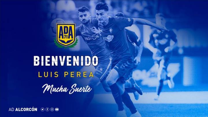 Luis Perea, nuevo refuerzo de la AD Alcorcón