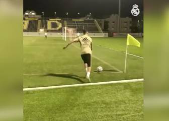 Está dando mucho juego: Lucas Vázquez emulando el gol olímpico de Kroos