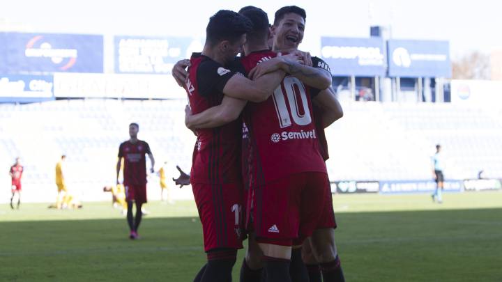 Álvaro Rey decide para el Mirandés en la prórroga