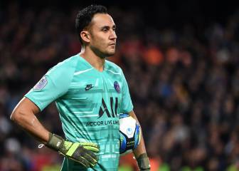 Keylor Navas vuelve a encajar tres goles 319 días después