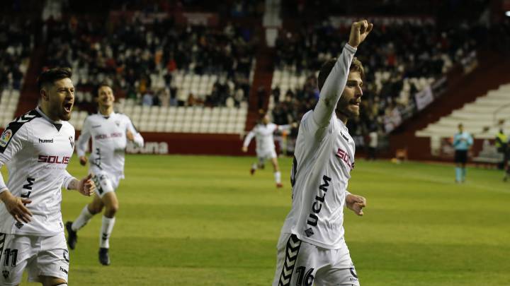Gol de Erice con el Albacete en su partido contra el Alcorcón (17/18)