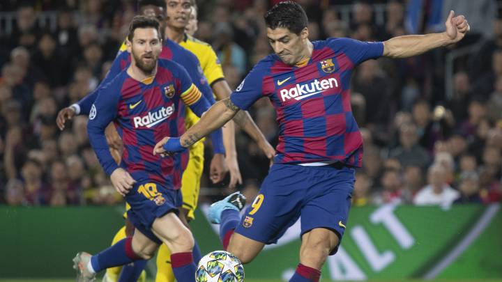 Luis Suárez, en un partido de esta temporada en el Camp Nou.