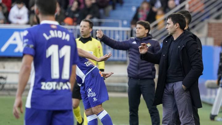 Partido de liga entre el Alavés y el Betis