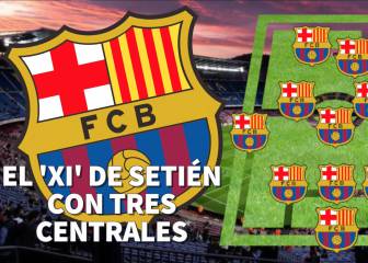 El 'XI' de Quique Setién con tres centrales para revolucionar el Barcelona