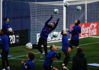 Felipe y Oblak vuelven al grupo; Simeone duda entre Lodi y Vitolo
