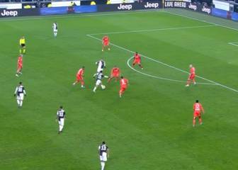 Las múltiples paredes que creó Dybala en el golazo de Higuaín