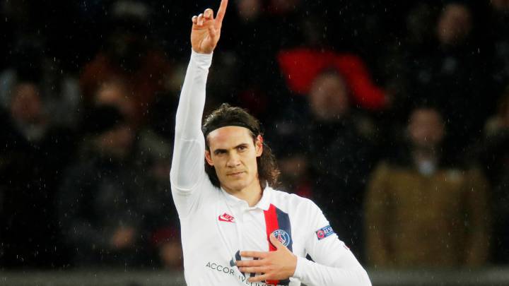 Cavani, con el PSG