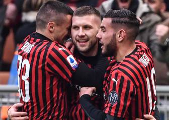 Rebic luce y Theo ya es un ídolo