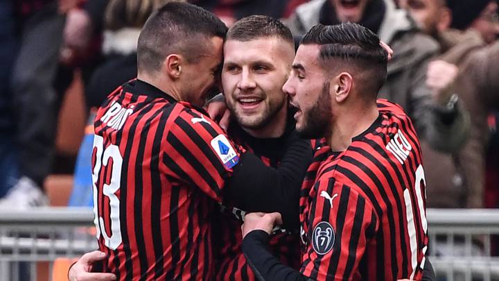 Rebic luce y Theo ya es un ídolo