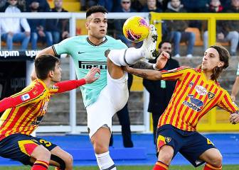 Frenazo del Inter en Lecce