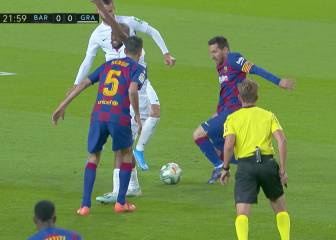 El inédito túnel de Messi desde el suelo que sorprendió a todos