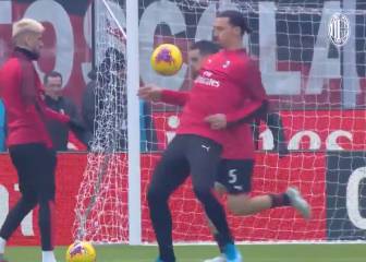 Zlatan desafía las leyes de la física y rompe las redes sociales
